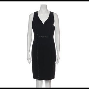 Catherine Malandrino V-Neck Knee Length Dress